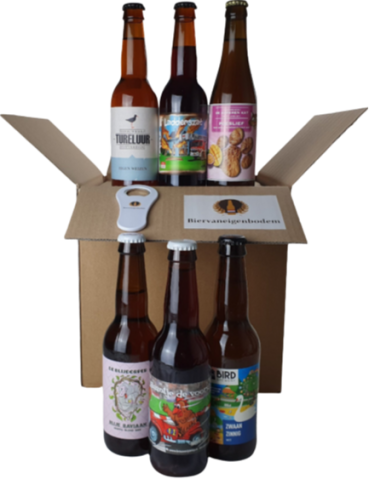 bierpakket met speciaalbier met grappige namen